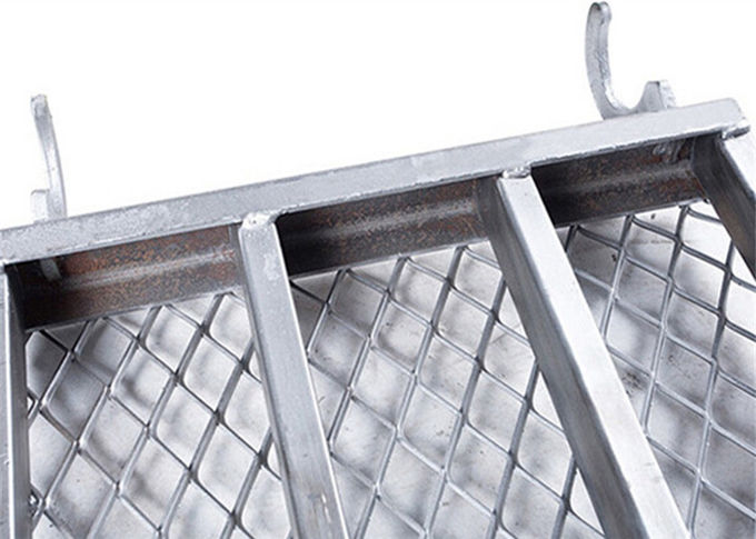 Panneaux en aluminium de promenade d'échafaudage de planches d'échafaudage en acier argenté de passerelle