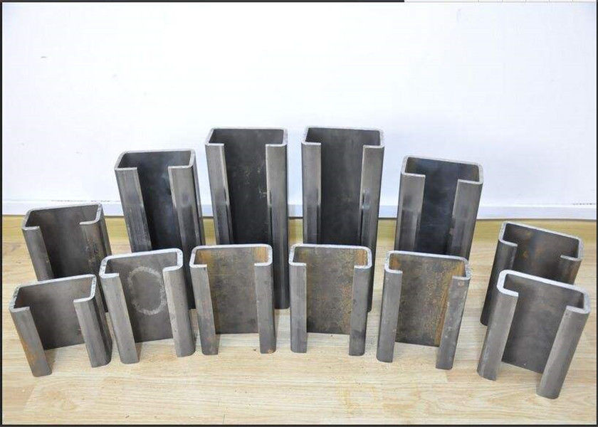 3 Inch Structural Steel C Channel Section Low Carbon Steel Material 1-4 Mm Thickness